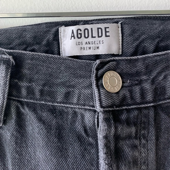 AGOLDE Ren High Waist Crop Wide Leg Jeans - Picture 12 of 13